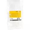 StarTech.com Abraçadeiras reutilizáveis de 12 cm – 7 mm de largura, 30 mm de diâmetro de feixe, 22 kg de resistência à tração, abraçadeiras de nylon removíveis, interior/exterior, 94V-2/UL listado, pack de 100 – branco