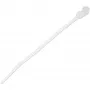 StarTech.com Abraçadeiras de 4 polegadas (10 cm) com orifício de fixação - 1/16 polegadas (2 mm) de largura, 7/8 polegadas (24 mm) de diâmetro de feixe, 18 lb (8 kg) de resistência à tração, abraçadeiras de nylon 66 autoajustáveis com orifício para parafuso, listado UL, pack de 100