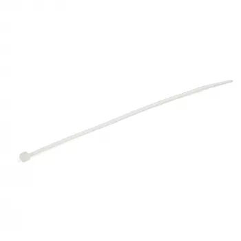 StarTech.com Pack de 100 abraçadeiras de 6 polegadas (15 cm) – 1/8 polegadas (3,6 mm) de largura, 1-3/8 polegadas (39 mm) de diâmetro de feixe, 40 lb (18 kg) de resistência à tração, abraçadeiras de nylon autoajustáveis com ponta curvada, listado UL, branco – TAA