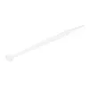 StarTech.com Abraçadeiras de 4 polegadas (10 cm) – 1/16 polegadas (2 mm) de largura, 7/8 polegadas (22 mm) de diâmetro de feixe, 18 lb (8 kg) de resistência à tração, abraçadeiras de nylon autoajustáveis com ponta curvada – 94V-2/UL listado, pack de 100 – branco