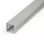 StarTech.com Tampa de canal de gestão de cabos aberta, 2 polegadas (50 mm) L x 2 polegadas (50 mm) A – 2 m de comprimento – ranhuras de 8 mm, ocultação de cabos de rede/canal de parede em PVC, máx. 80 cabos, listado UL