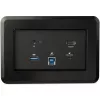 StarTech.com Dock de sala de conferências – Dock universal para portátil – HDMI 4K, Power Delivery de 60W, hub USB, GbE, áudio – Caixa de conectividade de mesa para espaços de colaboração em salas de reuniões/pequenas reuniões