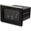 StarTech.com Dock de sala de conferências – Dock universal para portátil – HDMI 4K, Power Delivery de 60W, hub USB, GbE, áudio – Caixa de conectividade de mesa para espaços de colaboração em salas de reuniões/pequenas reuniões