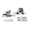 StarTech.com Placa PCI Serial Parallel Combo com duas portas série RS232 (DB9) e 1 porta paralela LPT (DB25) – Placa adaptadora combo PCI – Controlador de placas de expansão PCI – Placa PCI para impressora