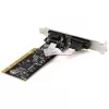 StarTech.com Placa PCI Serial Parallel Combo com duas portas série RS232 (DB9) e 1 porta paralela LPT (DB25) – Placa adaptadora combo PCI – Controlador de placas de expansão PCI – Placa PCI para impressora
