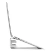 StarTech.com Suporte para portátil – Suporte elevador 2 em 1 para portátil ou suporte vertical – Ideal para Ultrabooks e MacBook Pro/Air – Suporte ergonómico inclinado para portátil de secretária – Prateado, alumínio