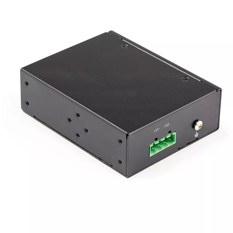 StarTech.com Injetor PoE Industrial Gigabit Ethernet – Injetor PoE+ Midspan 30W 802.3at 48V-56VDC para calha DIN Power Over Ethernet – -40C a +75C câmaras/sensores/acesso WLAN