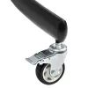 StarTech.com Carrinho de TV duplo para televisores VESA de 37-60 polegadas até 110lb/50kg cada – Suporte de TV ajustável em altura, carrinho móvel para ecrãs com prateleiras para equipamentos – Carrinho de TV com rodas – Suporte de TV com rodas