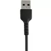 StarTech.com Cabo USB-A para Lightning preto robusto de 30cm – Cabo de carregamento/sincronização USB Type-A para Lightning em fibra de aramida heavy-duty – Certificado Apple MFi iPad/iPhone 12