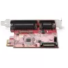 StarTech.com Placa PCIe com porta série e paralela – Placa adaptadora combo PCI-Express com 1 porta paralela DB25 e 1 porta série RS232 – Placa de expansão/controlador – Placa PCIe para impressora