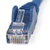 StarTech.com Cabo Ethernet CAT6 de 5m – LSZH (Low Smoke Zero Halogen) – Cabo de rede patch UTP 10 Gigabit 250MHz 100W PoE RJ45 10GbE, proteção do encaixe com alívio de tensão – Azul, CAT 6, verificado ETL, 24AWG