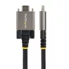 StarTech.com Cabo USB-C de 50cm (20″) com fixação lateral por parafuso 10Gbps – Cabo USB 3.1/3.2 Gen 2 Type-C – Carregamento Power Delivery 100W (5A), DP Alt Mode – Bloqueio duplo por parafuso – Cabo USB-C carregar/sincronizar