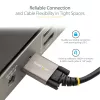 StarTech.com Cabo USB-C de 50cm (20″) com fixação lateral por parafuso 10Gbps – Cabo USB 3.1/3.2 Gen 2 Type-C – Carregamento Power Delivery 100W (5A), DP Alt Mode – Bloqueio duplo por parafuso – Cabo USB-C carregar/sincronizar