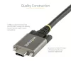 StarTech.com Cabo USB-C de 50cm (20″) com fixação lateral por parafuso 10Gbps – Cabo USB 3.1/3.2 Gen 2 Type-C – Carregamento Power Delivery 100W (5A), DP Alt Mode – Bloqueio duplo por parafuso – Cabo USB-C carregar/sincronizar