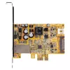 StarTech.com Placa de rede PoE 2.5Gbps de 1 porta, placa Ethernet PCIe com RJ45, NIC PoE 30W 802.3at para desktops/servidores, adaptador de rede PoE-LAN com chapa low-profile, NBaseT, Windows/Linux