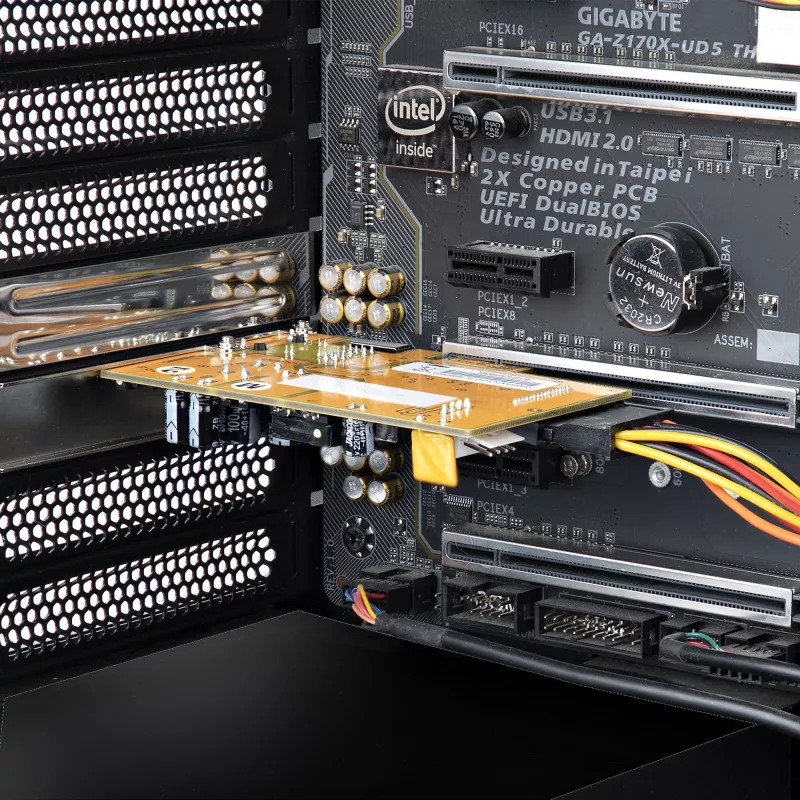 StarTech.com Placa de rede PoE 2.5Gbps de 1 porta, placa Ethernet PCIe com RJ45, NIC PoE 30W 802.3at para desktops/servidores, adaptador de rede PoE-LAN com chapa low-profile, NBaseT, Windows/Linux