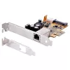 StarTech.com Placa de rede PoE 2.5Gbps de 1 porta, placa Ethernet PCIe com RJ45, NIC PoE 30W 802.3at para desktops/servidores, adaptador de rede PoE-LAN com chapa low-profile, NBaseT, Windows/Linux