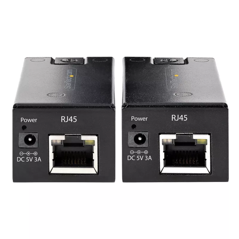 StarTech.com Extensor USB 2.0 de 150 m (492 ft) através de cabo Ethernet Cat5e/Cat6, extensor USB com alimentação externa via cabo RJ45/rede, extensor/adaptador USB através de cabo Ethernet