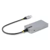 StarTech.com Hub USB de 3 portas com Ethernet – 3 portas USB-A – Gigabit Ethernet (RJ-45) – USB 3.0 5Gbit/s – Alimentado pelo barramento – Cabo de 30 cm – Adaptador hub USB portátil para portátil com GbE
