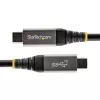 StarTech.com Cabo USB-C de 20 polegadas (50 cm) 10 Gbit/s – Cabo USB 3.1 Type-C – Carregamento Power Delivery 100 W (5 A), DP Alt Mode – Cabo USB-C para portátil/telefone/dispositivo USB-C – Carregar/sincronizar