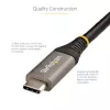 StarTech.com Cabo USB-C de 20 polegadas (50 cm) 10 Gbit/s – Cabo USB 3.1 Type-C – Carregamento Power Delivery 100 W (5 A), DP Alt Mode – Cabo USB-C para portátil/telefone/dispositivo USB-C – Carregar/sincronizar