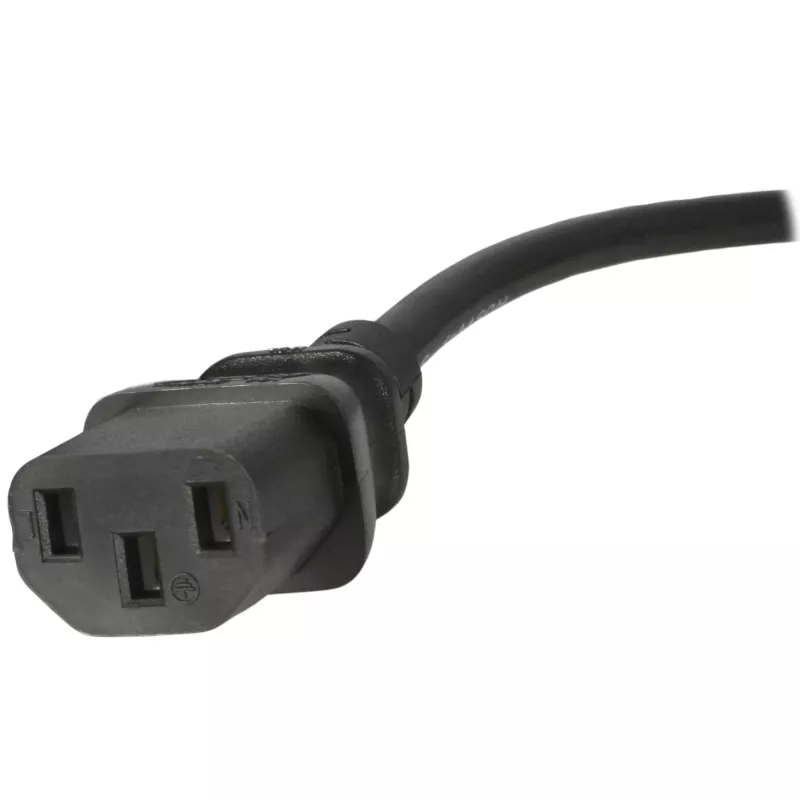 StarTech.com Cabo de alimentação para computador UK de 0,9 m (3ft), BS 1363 para C13, 18AWG, 10A 250V, cabo de alimentação de substituição, cabo de alimentação UK / cabo de alimentação de PC, cabo de alimentação de TV