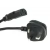 StarTech.com Cabo de alimentação para computador UK de 0,9 m (3ft), BS 1363 para C13, 18AWG, 10A 250V, cabo de alimentação de substituição, cabo de alimentação UK / cabo de alimentação de PC, cabo de alimentação de TV