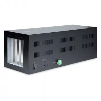 StarTech.com Chassis de expansão PCIe de 4 slots com placa anfitriã PCIe x2, PCIe 2.0 – 10 Gbit/s, slots PCIe externos para desktops/servidores, caixa/adaptador de expansão PCI Express, 4 slots PCIe x1