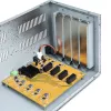 StarTech.com Chassis de expansão PCIe de 4 slots com placa anfitriã PCIe x2, PCIe 2.0 – 10 Gbit/s, slots PCIe externos para desktops/servidores, caixa/adaptador de expansão PCI Express, 4 slots PCIe x1