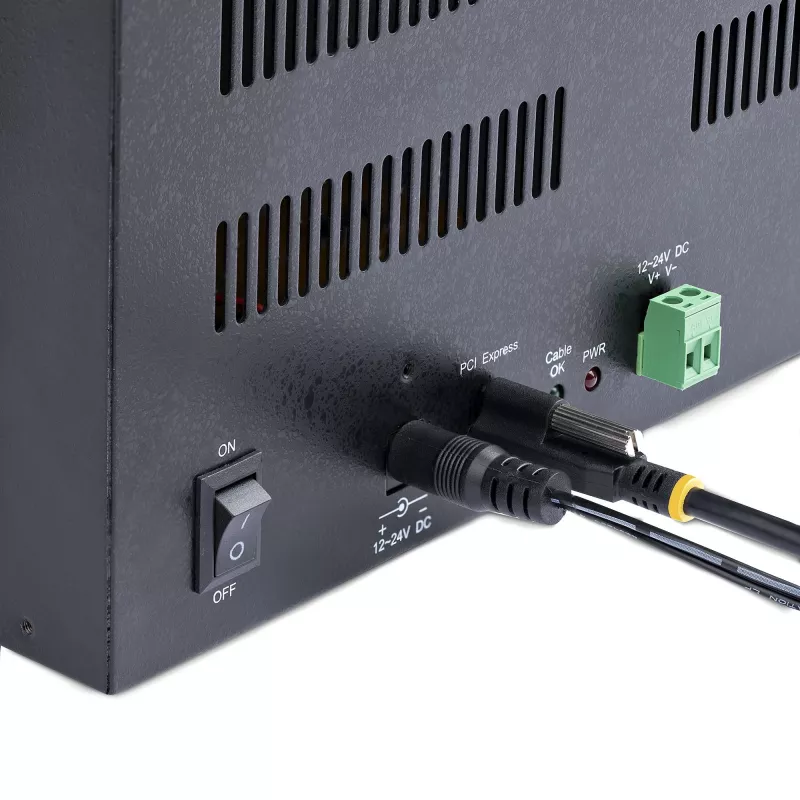 StarTech.com Chassis de expansão PCIe de 4 slots com placa anfitriã PCIe x2, PCIe 2.0 – 10 Gbit/s, slots PCIe externos para desktops/servidores, caixa/adaptador de expansão PCI Express, 4 slots PCIe x1