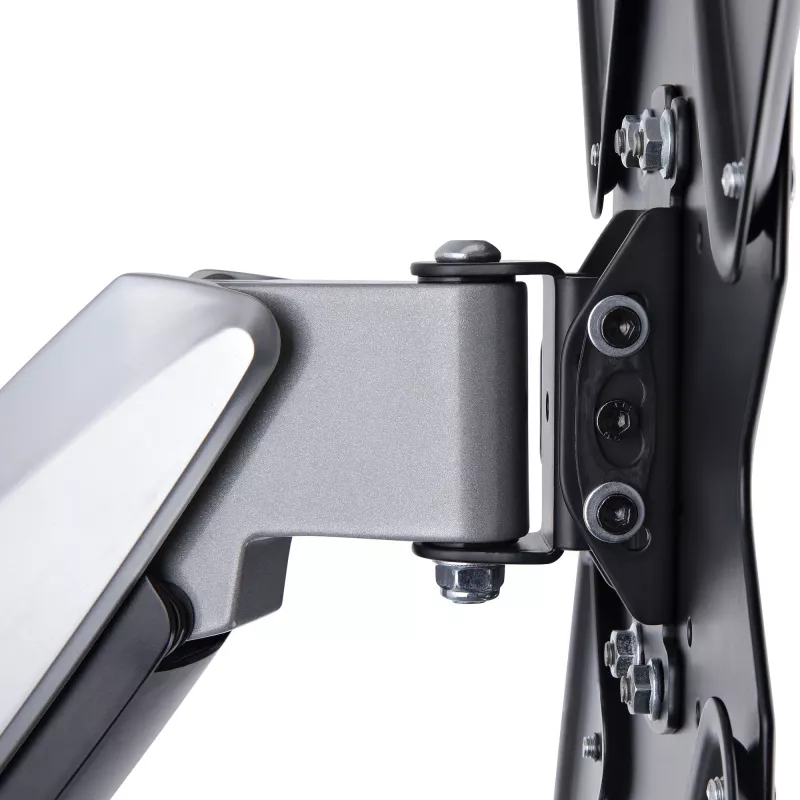 StarTech.com Suporte de parede VESA para TV, suporte de parede de TV Full-Motion ajustável para ecrãs de 23 a 55 polegadas, suporte de TV plano suporta 30 kg, suporte de parede de TV extensível/inclinável/orientável