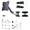 StarTech.com Suporte de parede VESA para TV, suporte de parede de TV Full-Motion ajustável para ecrãs de 23 a 55 polegadas, suporte de TV plano suporta 30 kg, suporte de parede de TV extensível/inclinável/orientável