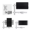 StarTech.com Suporte de secretária para seis monitores com barra transversal, para ecrãs de computador até 32 polegadas, máx. 8 kg por monitor, coluna dupla, fixação em C/passagem pela secretária, ajustável em altura