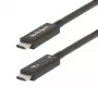 StarTech.com Cabo Thunderbolt 4 ativo de 2m, 40 Gbit/s, Power Delivery 100W, vídeo 4K/8K, cabo Thunderbolt certificado Intel – Compatível com USB4/Thunderbolt 4/USB 3.2/USB Type-C/DisplayPort/Thunderbolt 3
