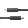 StarTech.com Cabo Thunderbolt 4 ativo de 2m, 40 Gbit/s, Power Delivery 100W, vídeo 4K/8K, cabo Thunderbolt certificado Intel – Compatível com USB4/Thunderbolt 4/USB 3.2/USB Type-C/DisplayPort/Thunderbolt 3