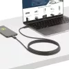 StarTech.com Cabo Thunderbolt 4 ativo de 2m, 40 Gbit/s, Power Delivery 100W, vídeo 4K/8K, cabo Thunderbolt certificado Intel – Compatível com USB4/Thunderbolt 4/USB 3.2/USB Type-C/DisplayPort/Thunderbolt 3