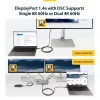 StarTech.com Cabo Thunderbolt 4 ativo de 2m, 40 Gbit/s, Power Delivery 100W, vídeo 4K/8K, cabo Thunderbolt certificado Intel – Compatível com USB4/Thunderbolt 4/USB 3.2/USB Type-C/DisplayPort/Thunderbolt 3
