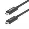 StarTech.com Cabo Thunderbolt 4 ativo de 2m, 40 Gbit/s, Power Delivery 100W, vídeo 4K/8K, cabo Thunderbolt certificado Intel – Compatível com USB4/Thunderbolt 4/USB 3.2/USB Type-C/DisplayPort/Thunderbolt 3