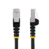 StarTech.com Cabo Ethernet CAT6a de 2m – Preto – LSZH – Cabo de rede patch S/FTP 10GbE 500MHz 100W PoE++ RJ-45 sem proteção do encaixe com alívio de tensão