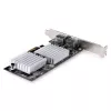 StarTech.com Placa adaptadora de rede PCIe 10GbE de 2 portas, placa de rede para PCs/servidores, placa Ethernet PCIe de seis velocidades com suporte Jumbo Frame, placa de interface NIC/LAN, 10GBASE-T e NBASE-T