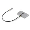 StarTech.com Hub USB-C de 3 portas com Ethernet - 3x USB-A - Ethernet Gigabit - USB 3.0 5Gbps - alimentado por bus - cabo host USB Type-C de 1ft/30cm - GbE - hub USB-C para USB-A portátil