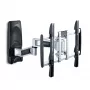 StarTech.com Suporte de parede para TV articulado, suporte de parede VESA, compatível com televisores de 26 a 65 polegadas/99 lb/planos/curvos, suporte de parede plano extensível para TV, suporte de parede de canto ajustável para TV
