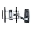 StarTech.com Suporte de parede para TV articulado, suporte de parede VESA, compatível com televisores de 26 a 65 polegadas/99 lb/planos/curvos, suporte de parede plano extensível para TV, suporte de parede de canto ajustável para TV