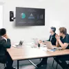 StarTech.com Suporte de parede para TV articulado, suporte de parede VESA, compatível com televisores de 26 a 65 polegadas/99 lb/planos/curvos, suporte de parede plano extensível para TV, suporte de parede de canto ajustável para TV