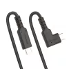 StarTech.com Cabo USB-C angular robusto de 50 cm, USB 3.2 Gen 2 (10 Gbit/s), cabo de dados USB-C para C totalmente equipado, 4K 60Hz DP Alt-Mode, 100 W Power Delivery – cabo USB Type-C de 90 graus
