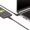 StarTech.com Cabo USB-C angular robusto de 50 cm, USB 3.2 Gen 2 (10 Gbit/s), cabo de dados USB-C para C totalmente equipado, 4K 60Hz DP Alt-Mode, 100 W Power Delivery – cabo USB Type-C de 90 graus