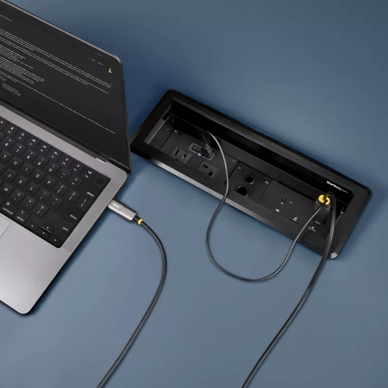 StarTech.com Cabo ótico ativo USB-C para HDMI 2.0 de 15,2 m (AOC), 4K 60Hz, certificado CL3, cabo adaptador unidirecional USB Type-C para HDMI