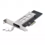 StarTech.com Rack móvel/backplane M.2 NVMe SSD para PCIe x4 com gaveta removível para slot de expansão PCI Express, instalação sem ferramentas, baia de disco hot-swap PCIe 4.0/3.0, fechadura com chave – 2 chaves incluídas
