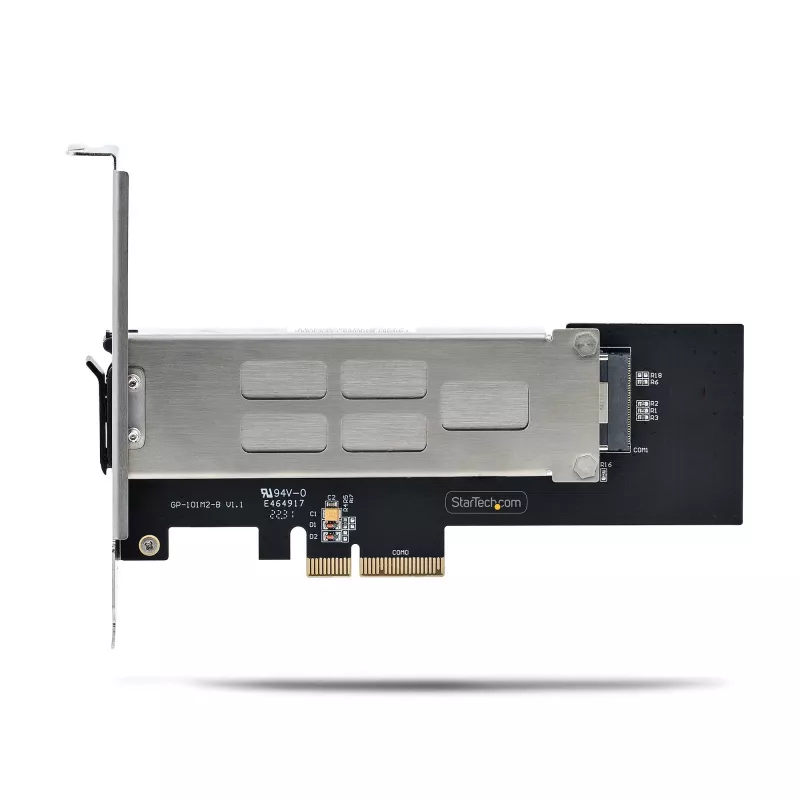 StarTech.com Rack móvel/backplane M.2 NVMe SSD para PCIe x4 com gaveta removível para slot de expansão PCI Express, instalação sem ferramentas, baia de disco hot-swap PCIe 4.0/3.0, fechadura com chave – 2 chaves incluídas