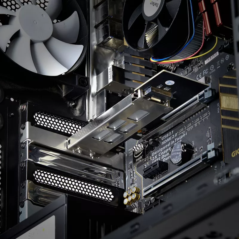 StarTech.com Rack móvel/backplane M.2 NVMe SSD para PCIe x4 com gaveta removível para slot de expansão PCI Express, instalação sem ferramentas, baia de disco hot-swap PCIe 4.0/3.0, fechadura com chave – 2 chaves incluídas